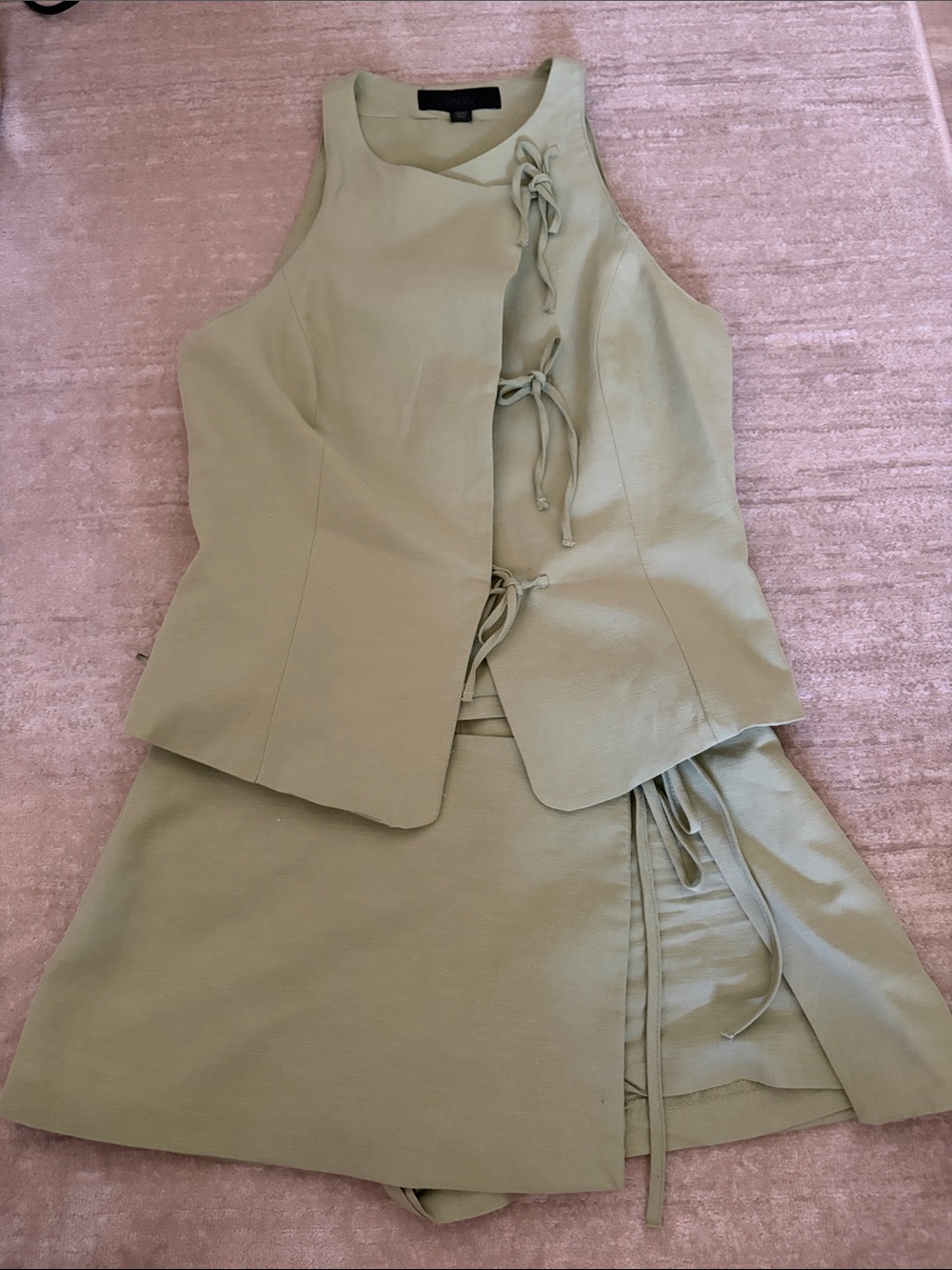 Zara Light Sage Green Set